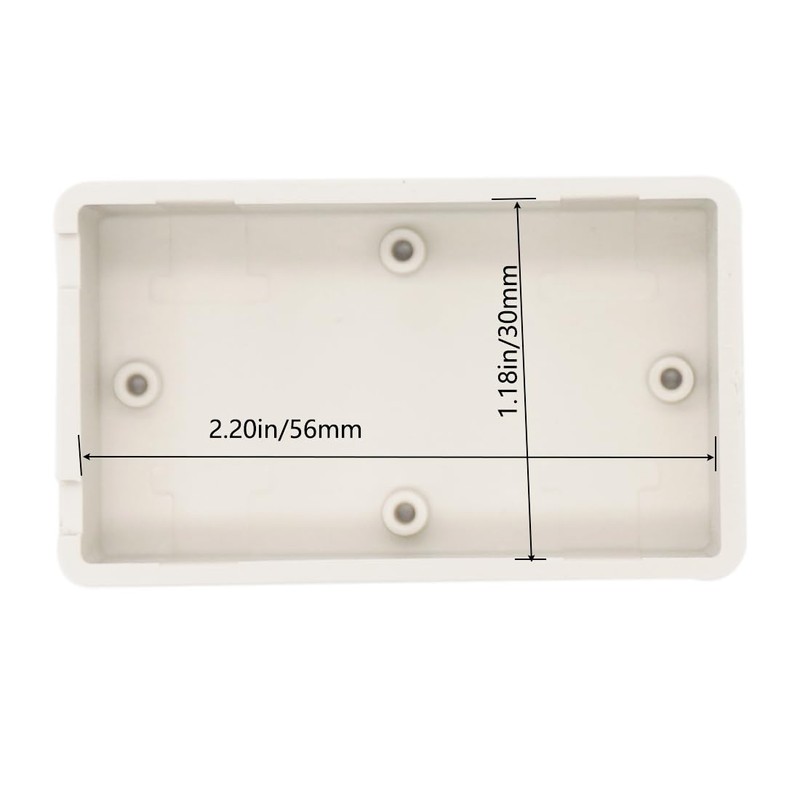 Zulkit 5Pcs Project Boxes ABS Plastic Electrical Project Power Case