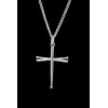 Shields of Strength Women's Drum Sticks Cross Necklace-Psalm 101:1 -