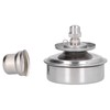 Disee Alcohol Lamp, Adjustable Stainless Steel Lab Alcohol Lamp Explosion-proof