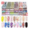 Maitys 300 Sheets Nail Art Foil Transfer Sticker Set Laser