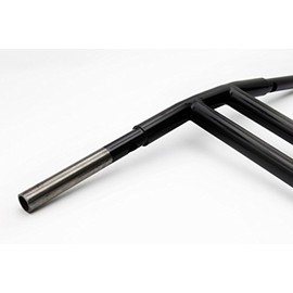 Dominator Industries TB10GLOSSBLACK 1.25" Club Style T-Bar, 10", Gloss Black