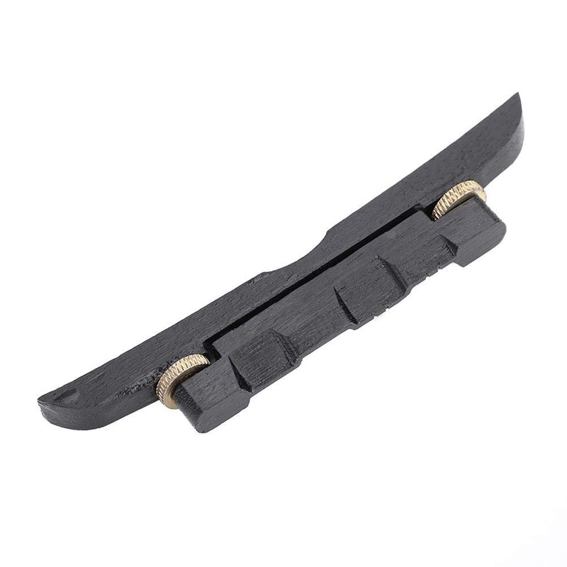 Mandolin Bridge, Adjustable Ebony Bridge Mandolin Instrument DIY Repair Parts