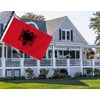 3×5 FT Albania Flag, Large 75D Albanian National Outdoor Banner,Decor