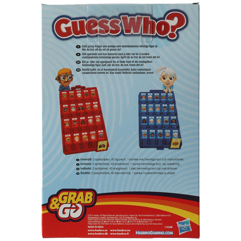 Hasbro Gaming - Guess Who Grab and Go (B1204)