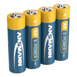 Ansmann 5015663 X-Power Alkaline Battery AA, Pack of 4