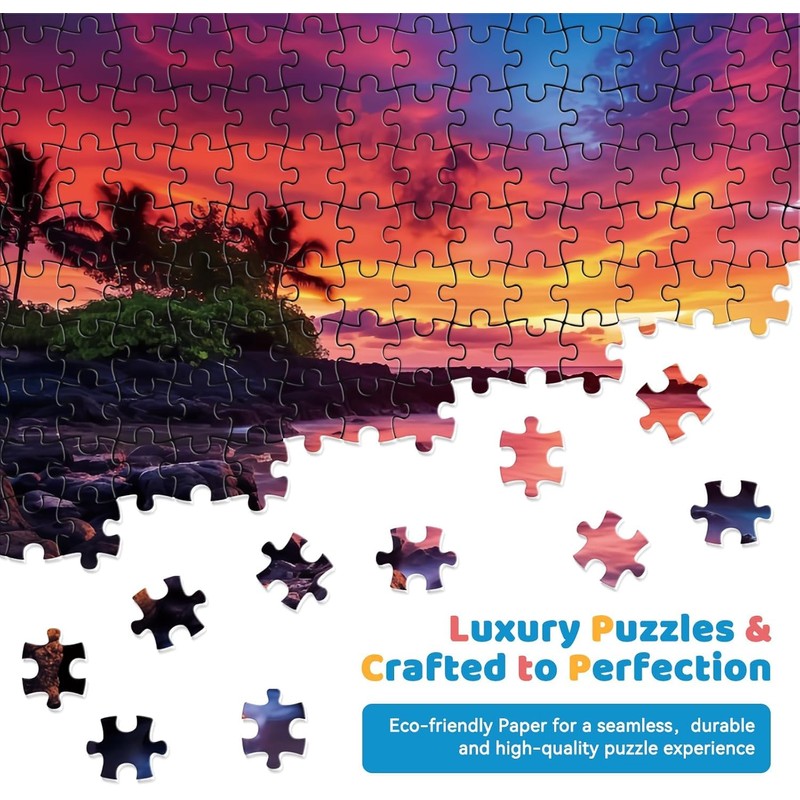 2000 Piece Jigsaw Puzzle for Adults – Maui Island Sunset