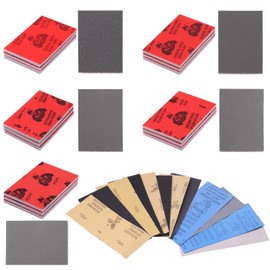 Keadic 32Pcs Sanding Sponges Sandpaper Assortment Set Includes 240-5000 Grit Sand Sponges Blocks Abrasive Wet Dry Sandpaper Sheets for Wood Coarse Fine Finishing, Washable and Reusable