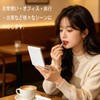 ALLVD コンパクト バニティミラー 男性用 ブラック トラベルメイクアップミラー ポータブル両面拡大鏡化粧鏡 ハンドバッグ・ポケット・ウォレット収納可 日常 仕事