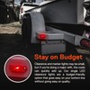TRUE MODS 12pc 2.5" Red LED Trailer Marker Light Kit
