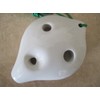 Utopia Ceramic Ocarina w. Garden Flower & Butterfly water color