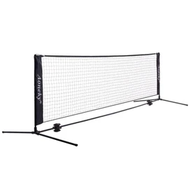 Aoneky Mini Portable Tennis Net for Driveway - Kids Soccer Tennis Net for Backyard or Beach - Family Pickleball Tennis Game Toy for Boys Children Aged 6+ Years Old (10 Feet)