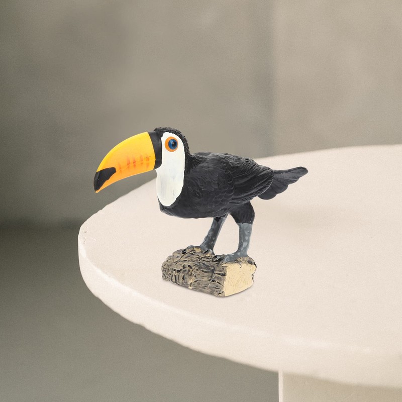 Gadpiparty Artificial Bird Tropical Bird Statue Tropical Bird Figurine Garden