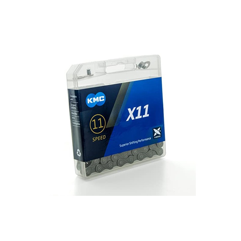 KMC X11 11 Speed Chain, Grey/Grey, 118 Link