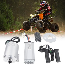 2000W 48V DC Electric Brushless Motor Complete Kit, for Electric Scooter, E-Bike, ATV, Go-Cart Motor Kit