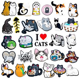 MiaoYfei 28pcs Cute Clog Shoe Charms for Clog Shoe, Summer Beach Sandal Shoes Accessories Decoration for Kid Girls Boys and Adult,Birthday Party Gift