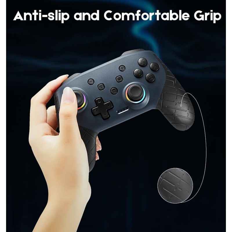 BINBOKPLAY Switch Controller, Switch Controller Compatible with Switch/Switch Lite, Wireless