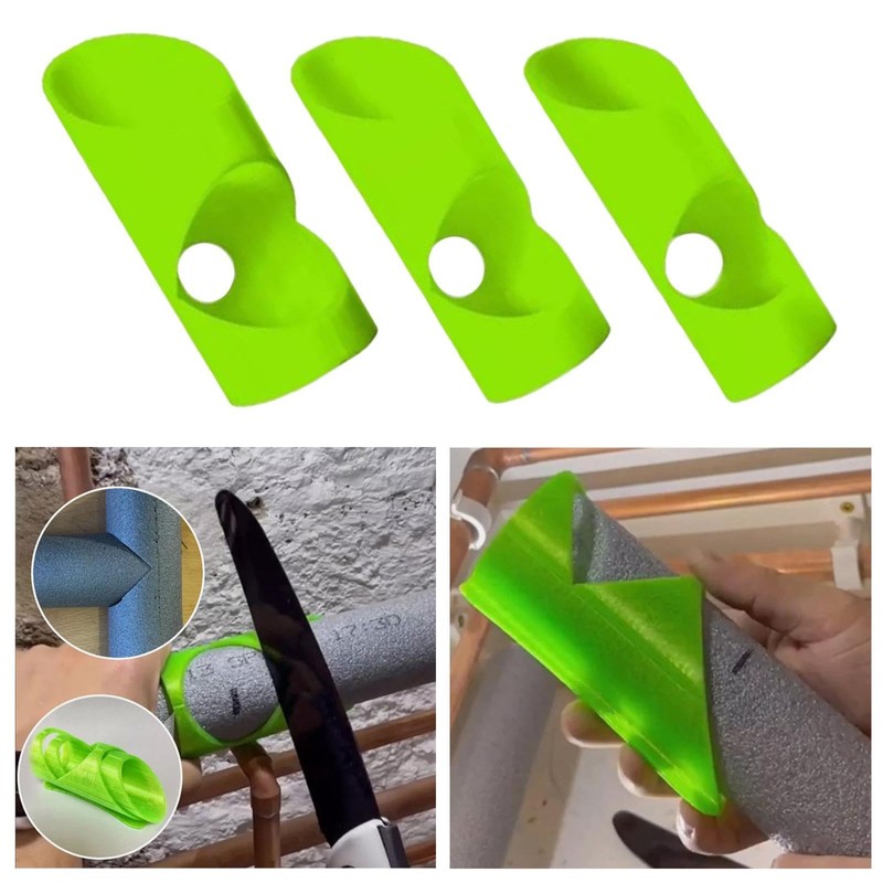 3Pcs Foam Pipe Insulation Cutter Guides Foam Tube Insulation Cutting