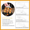 Kabob Skewers for Grilling - 14'' Stainless Steel Skewers for