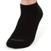 Rich Cotton Men's Multi-Pack Cushioned Performance No Show Socks -