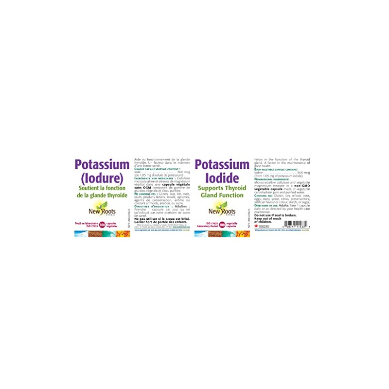 NEW ROOTS HERBAL New Roots Herbal - Potassium Iodide, 100