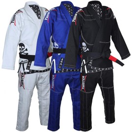 Twister Progress 5.0 Brazilian Jiu Jitsu Gi | BJJ Gi | Lightweight Preshrunk Pearl Weave | With Pants and Jacket 475gram (BLUE, A4)