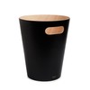 Umbra Woodrow 2 Gallon Modern Wooden Trash Can, Wastebasket, Garbage