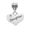 Dangle Daughter Heart Charm