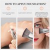 DUcare Foundation Brush Contour Bronzer Self Tanner Makeup Brushes for