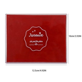 8 Colors Large Ink Pads Washable DIY Finger Ink Pad Rainbow Stamp Pad Colorful Craft Stamp Pad for Rubber Stamp Paper Wood Cloth