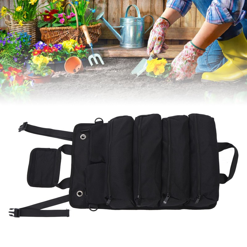 Roll Up Tool Bag Multipurpose Portable Tool Storage Bag Oxford