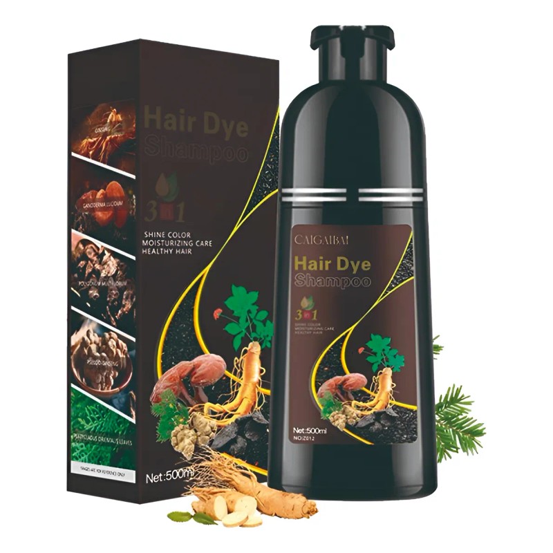 Tinte Shampoo Natural 3 En 1 Unisex Color Instantaneo 500