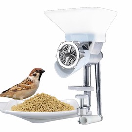 KZU Manual Feed Pellet Machine - Animal Feed Maker with 2.5mm Pellet Mold for Birds & More