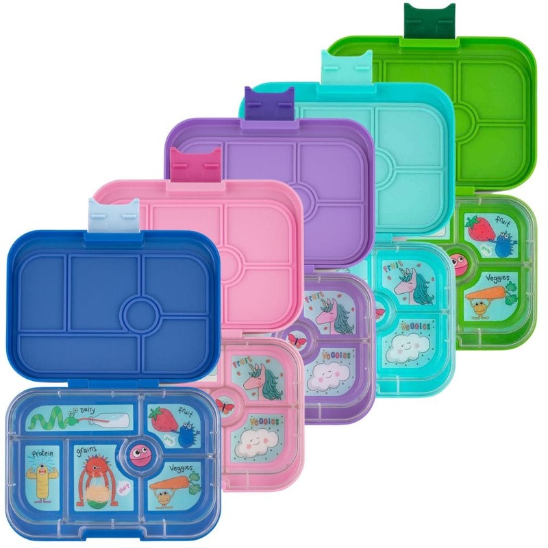 Yumbox Original Lunch Box 6 Compartment, Lavande Purple (Unicorn)