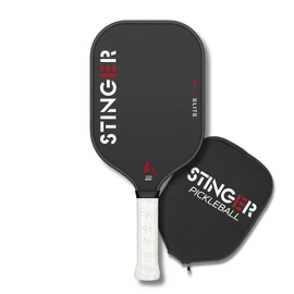 Stinger Pro Pickleball Paddle, USAPA Approved, Ultralight, 3 Layer T700 Raw Carbon Fiber, 16mm EdgeFoam PP Core, Thermoformed, Control, Power & Spin