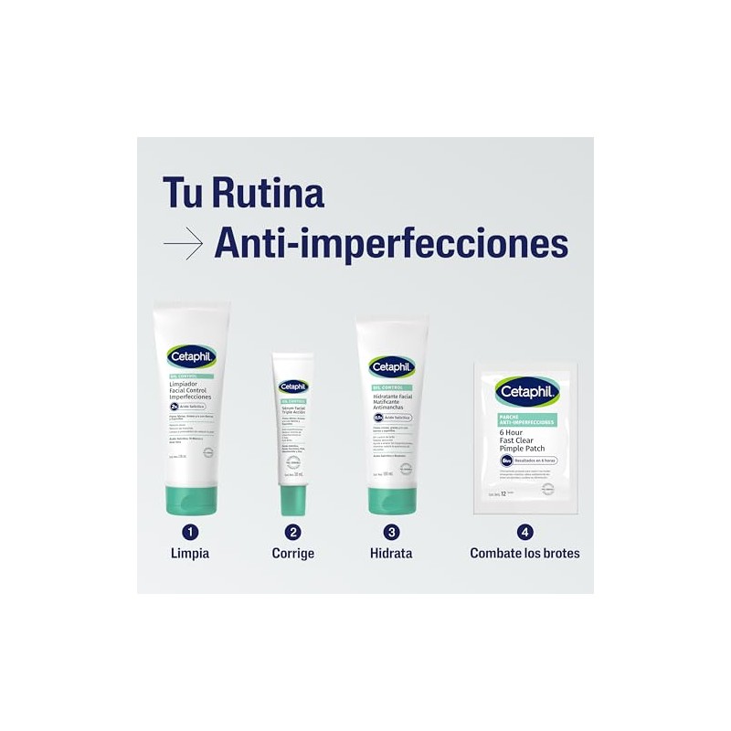 Cetaphil Parches Anti Imperfecciones CICA Heartleaf Piel Sensible 24 Piezas