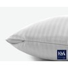 K&A® 100% Cotton Satin Stripe Pillow Protectors Pack of 4