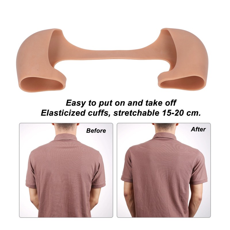 Silicone Shoulder Pad Concealed Soft Elastic Breathable Silicone Anti Slip