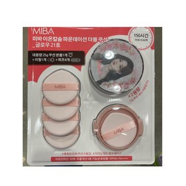 miba Miva Double Large Cushion Season 3 25g / 미바 더블 왕쿠션 시즌3 25g X2+퍼프 4입-트레이더스