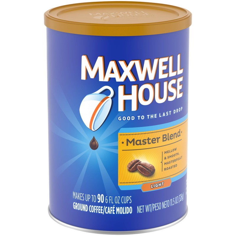 Maxwell House Master Blend Light Roast Ground Coffee (11.5 oz