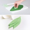 Decora 0803027 Cutter Set of 3 Long Leaf Plastic Green