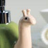 Colias Wing Ceramic Retro Snail Shape Soap Dispenser with Plastic