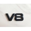 2 Metal V8 Badges, 3D car Truck Badges, Stickers, car