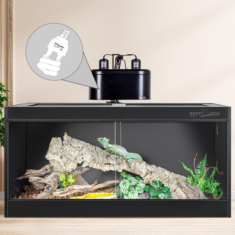 REPTI ZOO UVB Light for Tropical Reptile, 2 Pack 5.0