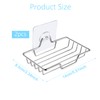 2 Pcs Strong Rustproof Stainless Steel Soap Sponge Holder,Shower Soap
