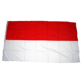King shooting festival Flag 150 x 90 cm, Red/White