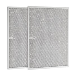 ANTOBLE BPS1FA36 Aluminum Range Hood Filter 11-3/4" x 17-1/4 x 3/8" Compatible with Broan Nutone 36'' QS1 WS1 WS2 5270 99010300E Mesh Grease Filter Replacement, 2 Packs