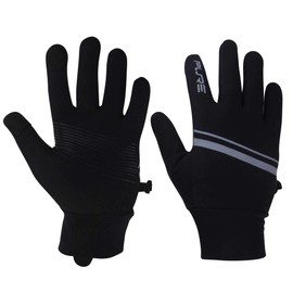 Pure Athlete Lightweight Running Gloves for Men, Women – Touch Screen, Cold Weather Winter … (S, Black)