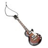Miniature Electric Guitar Model Exquisite Wooden Guitar Ornament for Music