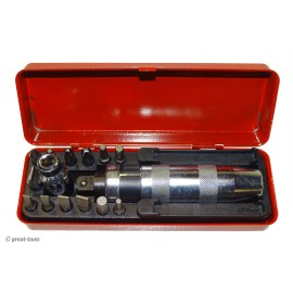 cal-hawk 14-PC IMPACT DRIVER SET – 1/2” drive – hex bit adapter – all metal tool – tools