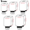 Yotako 26 Inch Suitcase Cover Protectors Clear PVC Luggage Cover